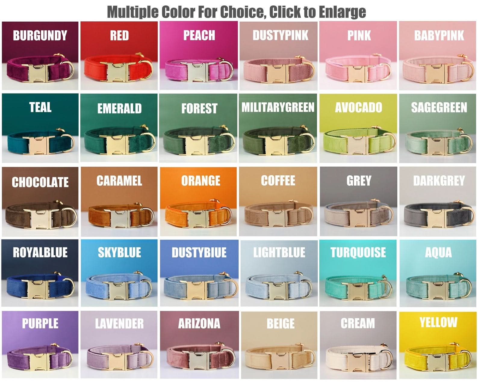 Custom Velvet Dog Collar & Leash Set with Bow – Pink, Rose, Ivory & Peach | Engraved Name Tag, Metal Buckle – Wedding Puppy Gift - AmyEngraved